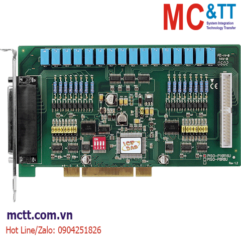 Card PCI 16 kênh DI + 16 kênh Relay ICP DAS PISO-P16R16U CR