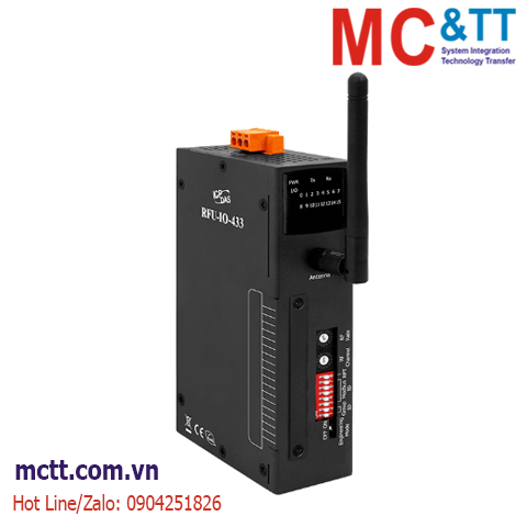 Module RF 433 MHz Modbus RTU 1 slot I/O ICP DAS RFU-IO-433 CR