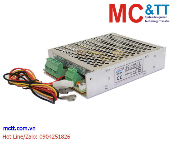 Bộ sạc ắc quy tự động 220VAC sang 13.8VDC 3.6A Leyu SCP-50-12