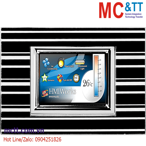 Màn hình cảm ứng HMI 2.8 inch Ethernet Modbus TCP ICP DAS TPD-283-M3 CR