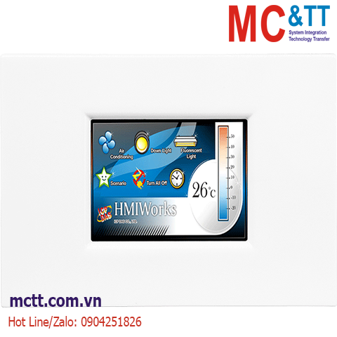 Màn hình cảm ứng HMI 2.8 inch RS-485/Ethernet Modbus RTU/TCP ICP DAS TPD-283U-M1 CR