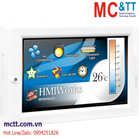 Màn hình cảm ứng HMI 4.3 inch RS-485/Ethernet Modbus RTU/TCP ICP DAS TPD-433-H CR