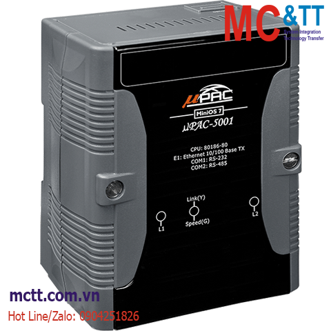 Bộ lập trình nhúng MiniOS7 PAC với CPU 80186-80 ICP DAS uPAC-5001 CR
