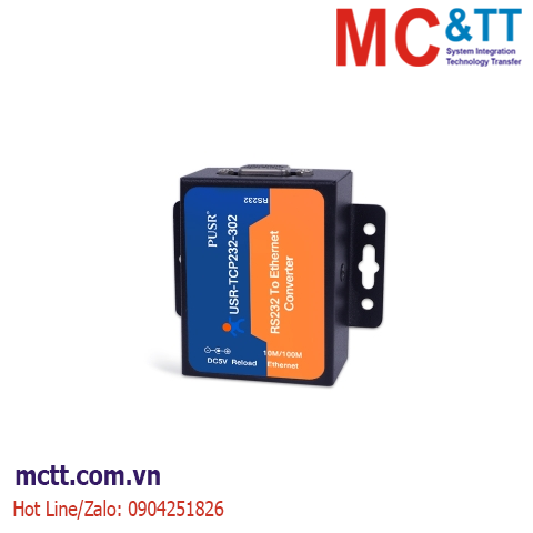 Bộ chuyển đổi 1 cổng RS-232 sang Ethernet hỗ trợ Modbus Gateway USR-TCP232-302