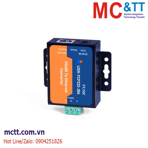 Bộ chuyển đổi 1 cổng RS-485 sang Ethernet hỗ trợ Modbus Gateway USR-TCP232-304