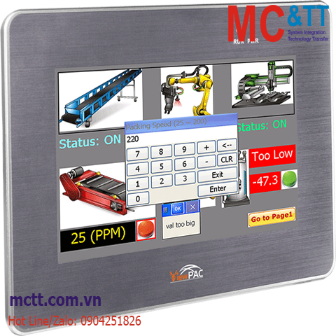Màn hình lập trình nhúng Win-GRAF ViewPAC 7 inch Cortex-A8 + WinCE 7.0 ICP DAS VP-2208-CE7 CR