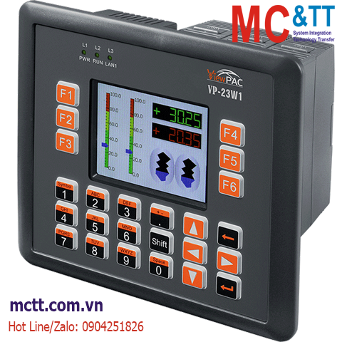 Màn hình cảm ứng lập trình nhúng ViewPAC 3.5 inch CPU PXA270+ WinCE 5.0 ICP DAS VP-23W1-EN CR