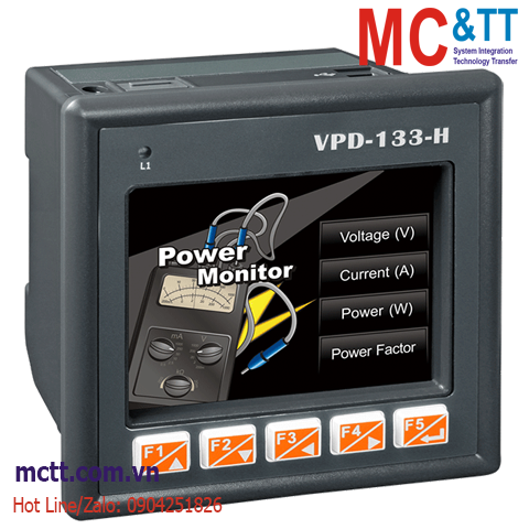Màn hình cảm ứng HMI 3.5 inch 2xRS-232/485 + Ethernet Modbus RTU/TCP ICP DAS VPD-133-H CR