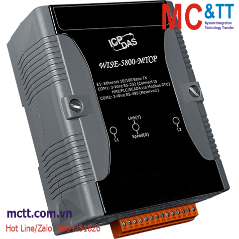 Module lập trình nhúng Wise IoT + Data Logger ICP DAS WISE-5800-MTCP CR