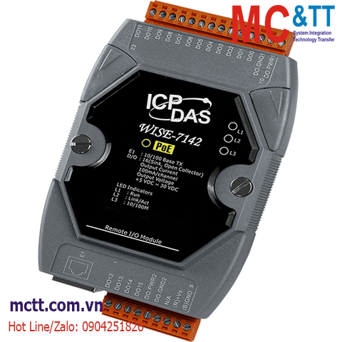 Module lập trình nhúng Wise IoT 16 kênh DO ICP DAS WISE-7142 CR