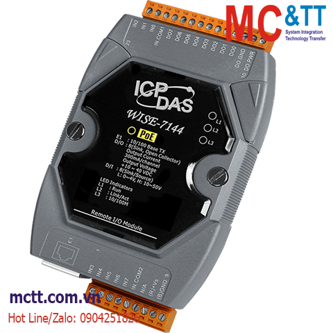 Module lập trình nhúng Wise IoT 8 kênh DI + 8 kênh DO ICP DAS WISE-7144 CR