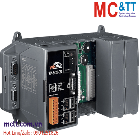 Bộ lập trình nhúng Windows CE 7.0 PAC với CPU Cortex-A8 WinCE 7.0 + 4 khe cắm module I/O ICP DAS WP-8421-CE7 CR