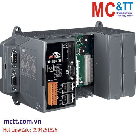 Bộ lập trình nhúng Win-GRAF PAC CPU Cortex-A8 + WinCE 7.0 +4 khe cắm module I/O ICP DAS WP-8428-CE7 CR
