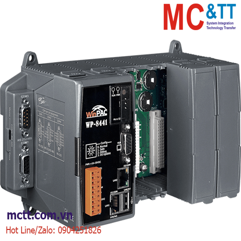 Bộ lập trình nhúng Windows CE 5.0 PAC với CPU PXA270 WinCE 5.0 + 4 khe cắm module I/O ICP DAS WP-8441-EN CR
