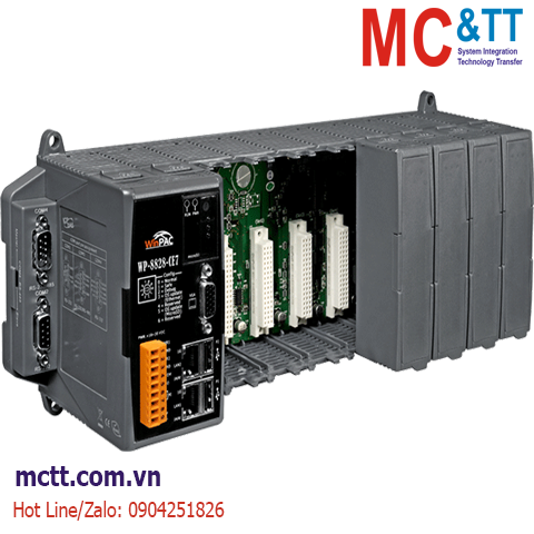 Bộ lập trình nhúng Win-GRAF PAC CPU Cortex-A8 + WinCE 7.0 +8 khe cắm module I/O ICP DAS WP-8828-CE7 CR