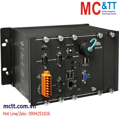 Bộ lập trình nhúng Windows PAC với CPU E3845 Win10 IoT + 1 khe cắm module I/O ICP DAS XP-9181-IoT CR