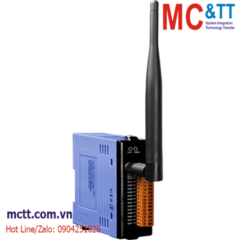Module Zigbee Modbus RTU 8 kênh AI ICP DAS ZT-2017C CR