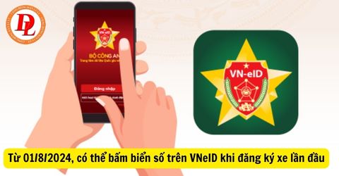 Từ 1/8, người dân được đăng ký, bấm biển số xe qua VNeID
