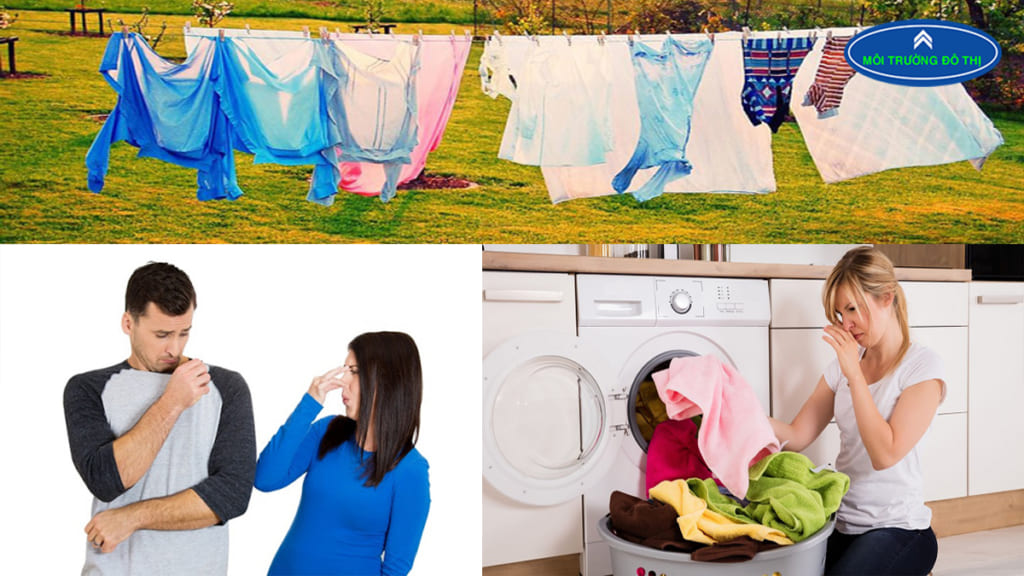MẸO KHỬ MÙI HÔI TRÊN QUẦN ÁO ẨM LÂU NGÀY