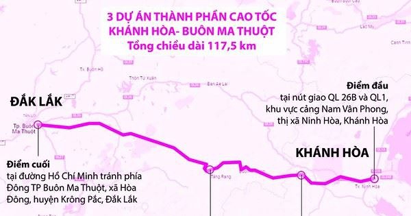 Cao tốc Buôn Ma Thuột - Khánh Hòa đã thành hình