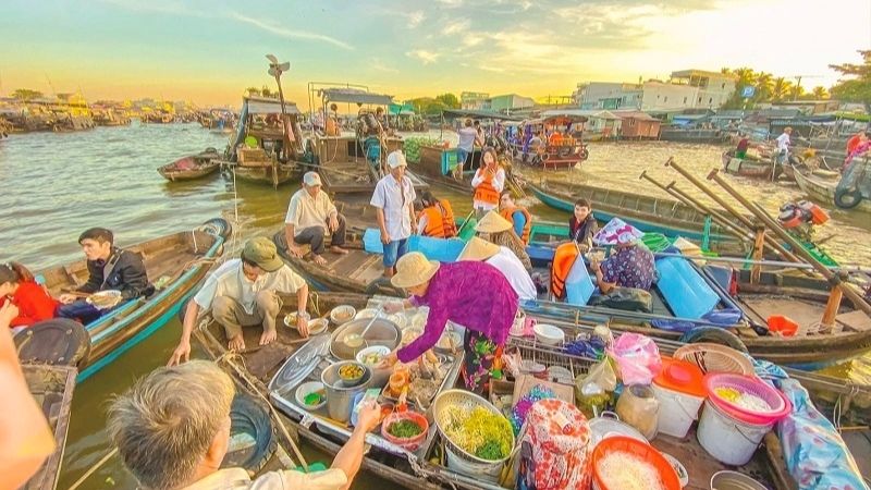Kinh nghiệm du lịch chợ nổi Cái Răng Cần Thơ đầy đủ, chi tiết