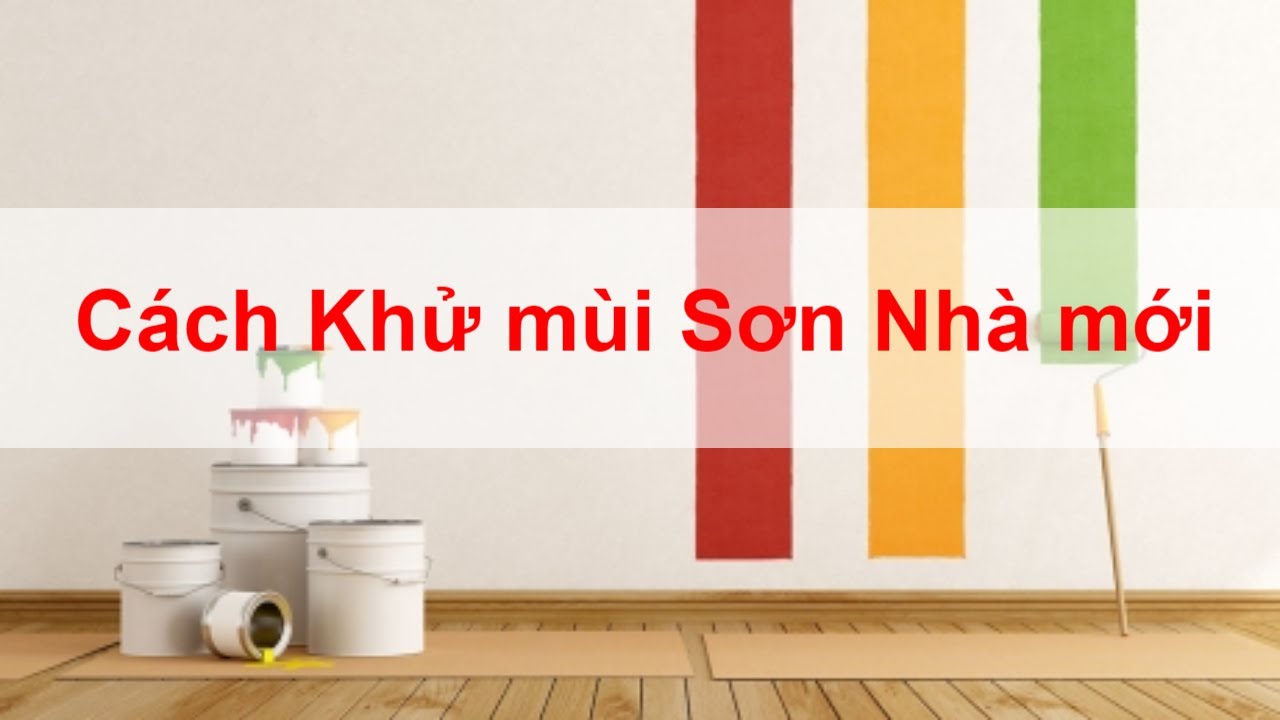 MẸO HAY KHỬ MÙI SƠN HIỆU QUẢ