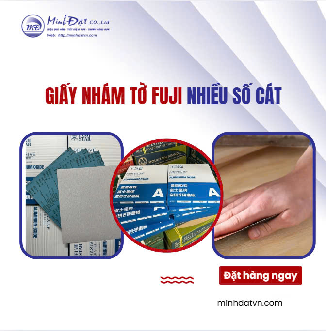 Giấy Nhám Tờ Nhật Bản Hiệu Fuji Nhiều Số Cát