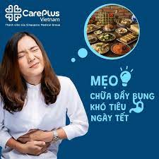 MẸO CHỮA ĐẦY BỤNG KHÓ TIÊU NGÀY TẾT