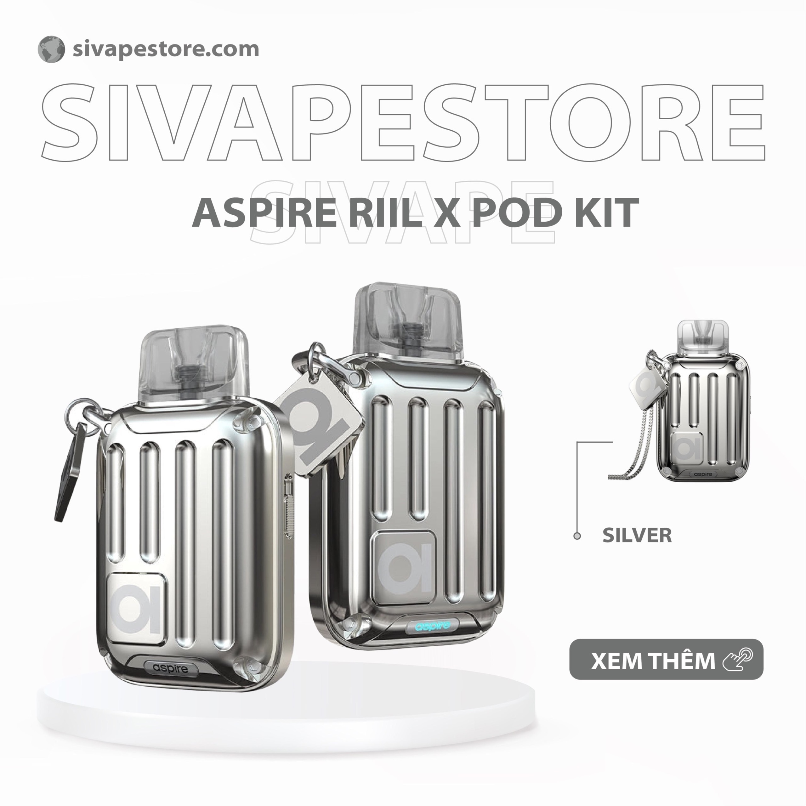 Aspire RIIL X pod kit chính hãng Aspire Riil X Pod Kit Chính Hãng