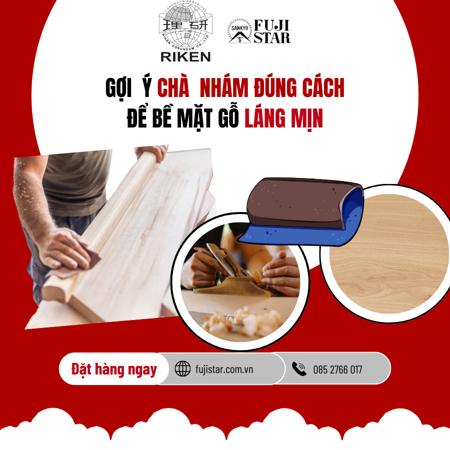 Gợi Ý Chà Nhám Đúng Cách Để Bề Mặt Gỗ Láng Mịn