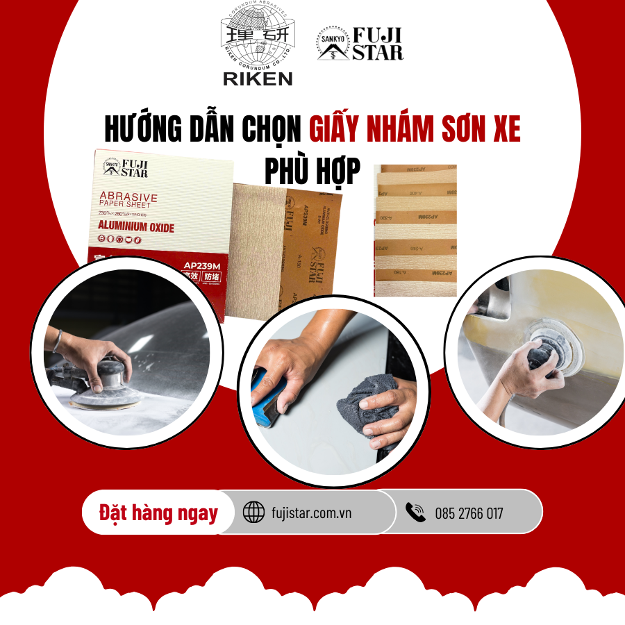 Hướng Dẫn Chọn Giấy Nhám Sơn Xe Phù Hợp Cho Bạn