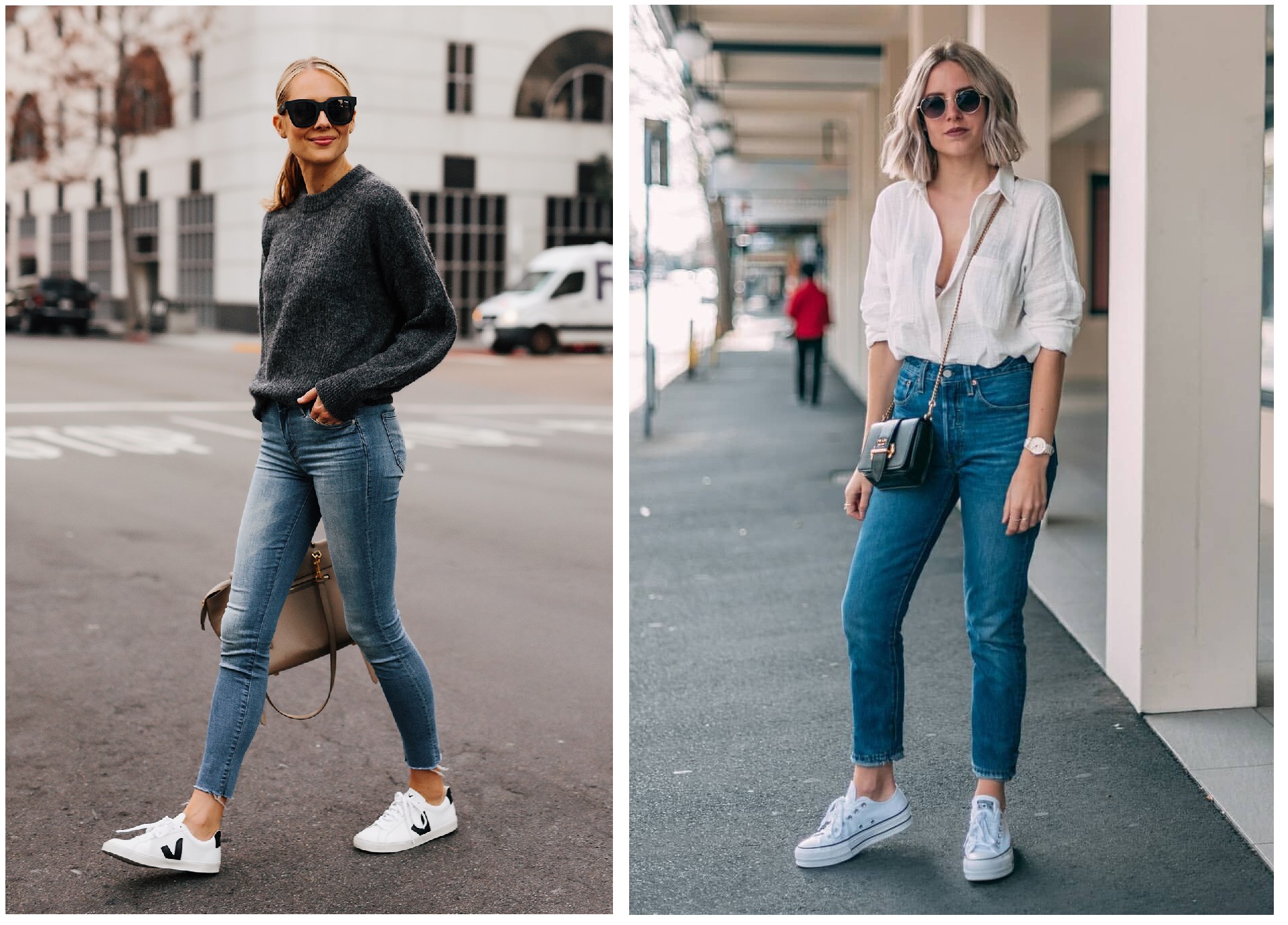 Mẹo chọn giày khi mặc quần jeans xanh