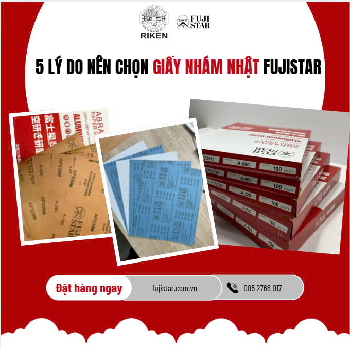5 Lý Do Nên Sử Dụng Giấy Nhám Nhật Chính Hãng: Chất Lượng Tối Ưu Cho Công Việc Của Bạn