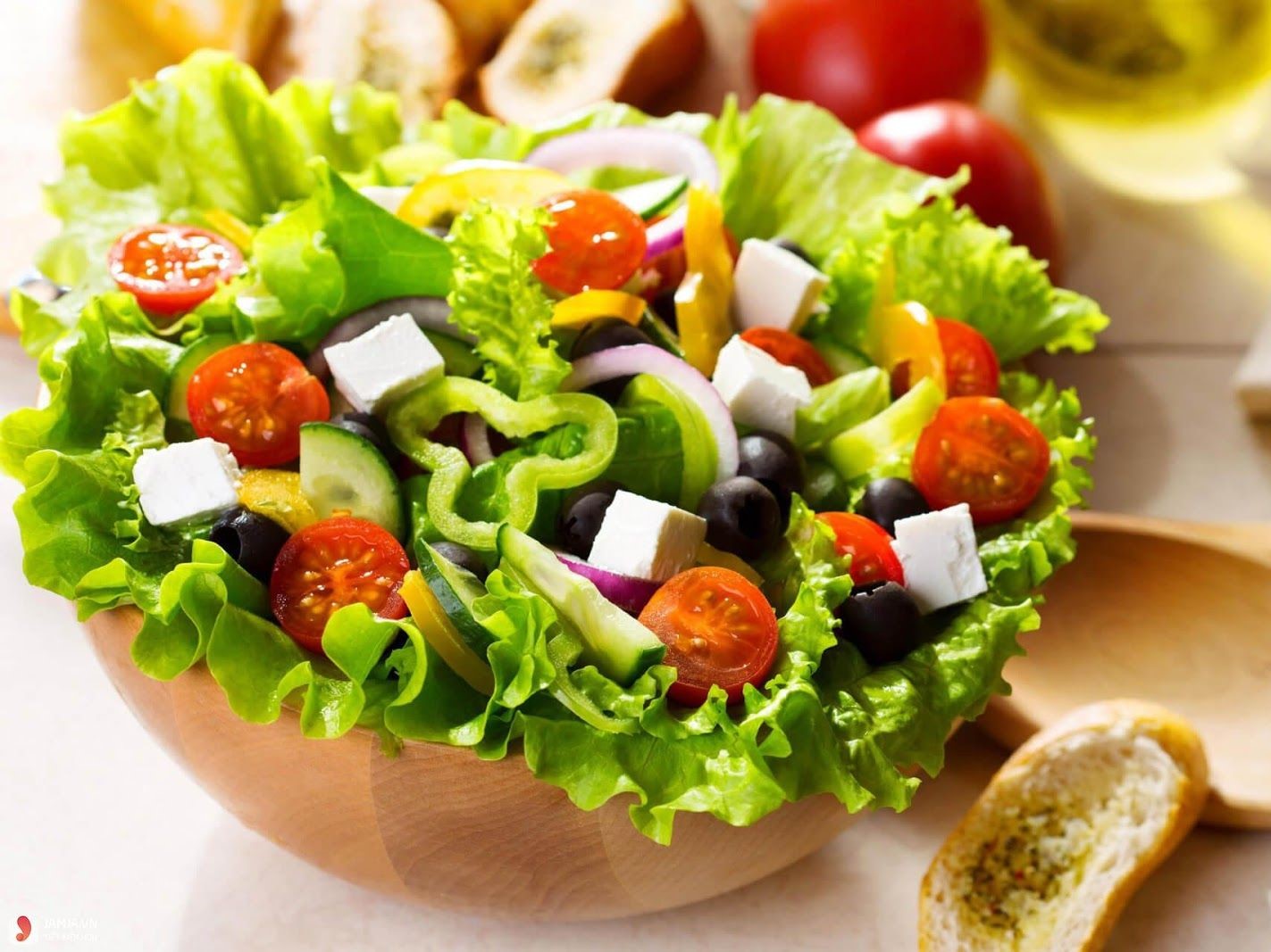 Hướng dẫn làm món rau củ trộn đẹp da