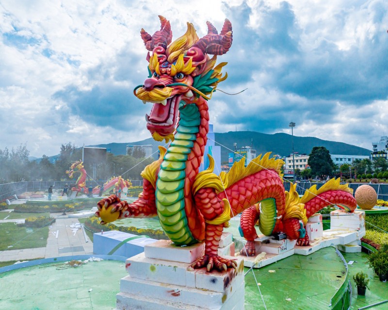 'Trùm' cuối linh vật rồng Bình Định lộ diện, điểm độc đáo được tiết lộ
