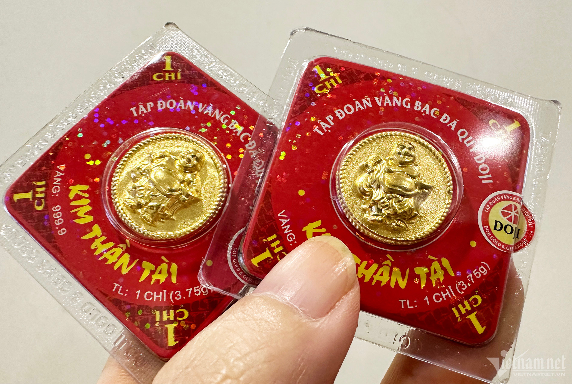 Mua vàng ngày vía Thần Tài, lãi 39 triệu đồng/lượng sau 5 năm