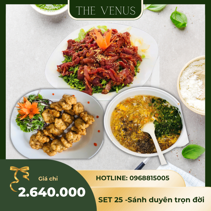 MENU 25 - sánh duyên trọn đời