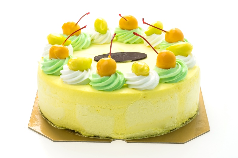 Thành phẩm cho món bánh kem dưa lưới