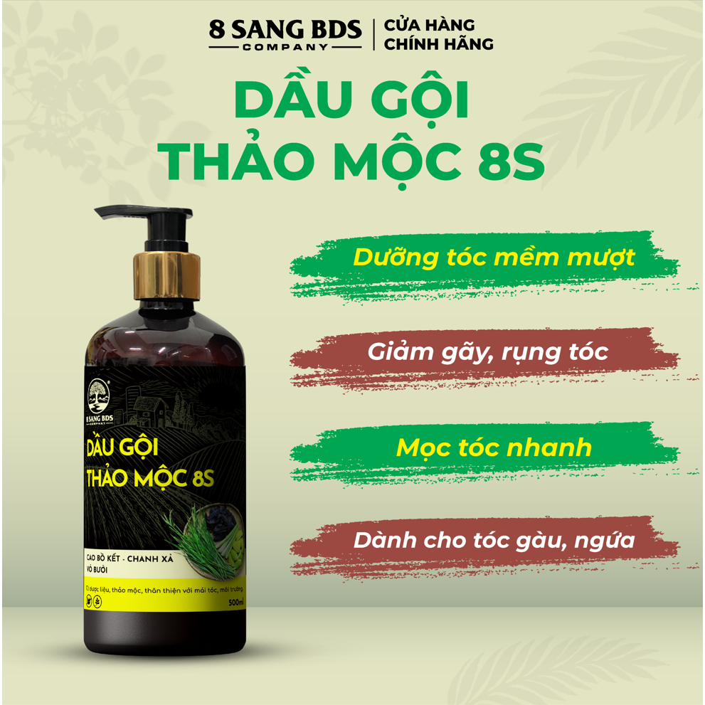 Dầu Gội Thảo Mộc 8S