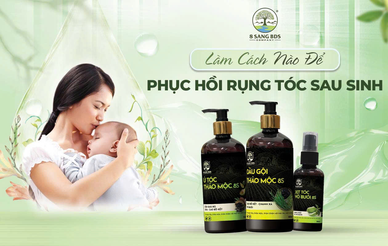 Phục hồi rụng tóc sau sinh