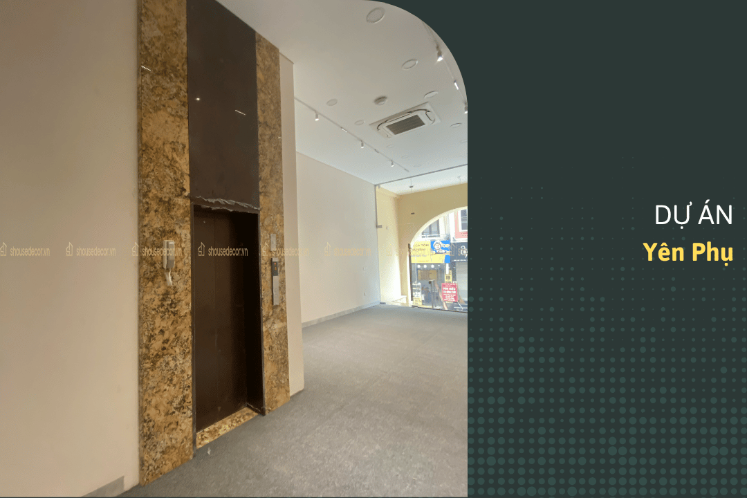 Trang Trí Thang Máy Công Trình Yên Phụ – Hoàn Thiện Không Gian Inox Sang Trọng Và Đồng Bộ