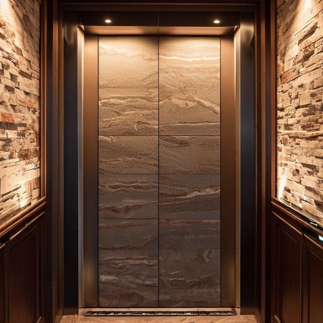 Ốp đá thang máy gia đình - Giải pháp tăng thêm vẻ sang trọng cho ngôi nhà