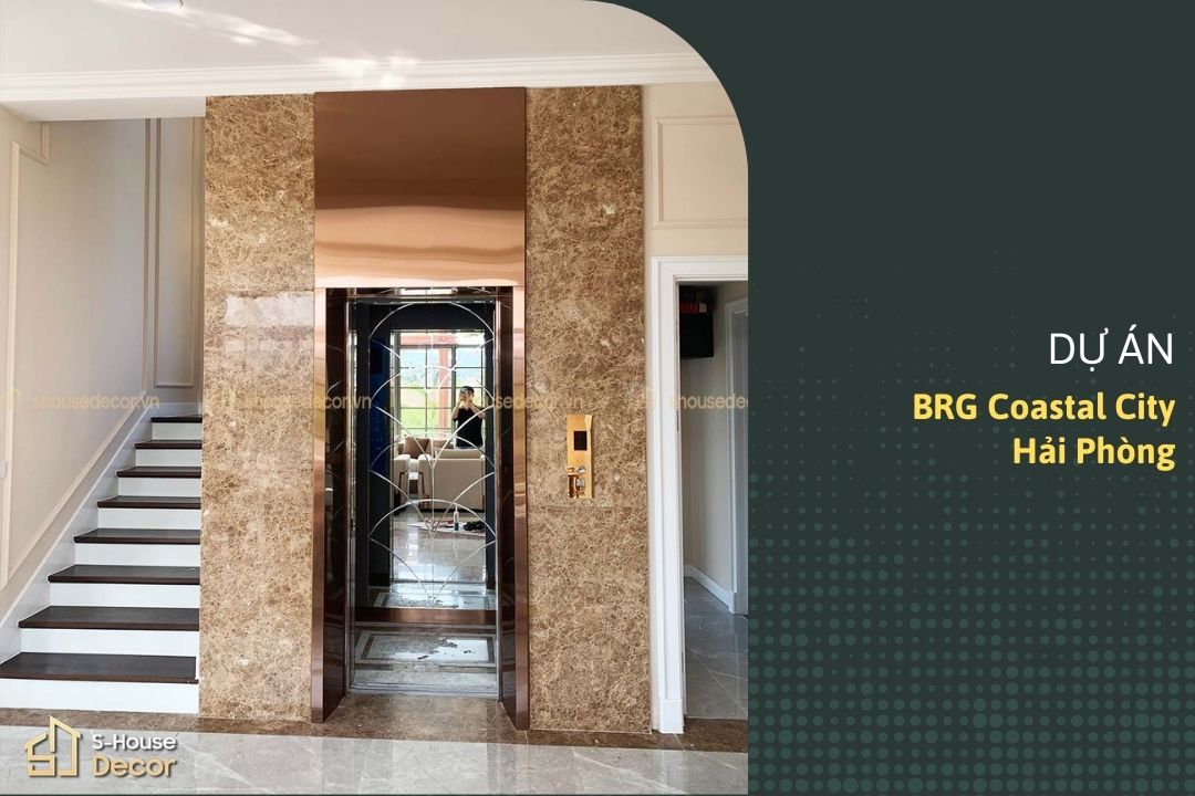 Trang Trí Thang Máy Dự Án Biệt Thự BRG Coastal City Đồ Sơn Hải Phòng