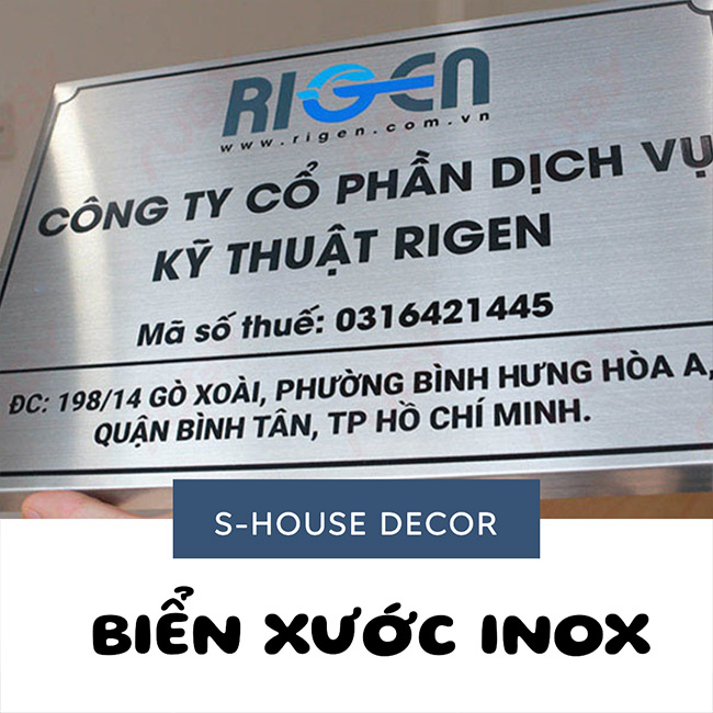 Biển inox xước là gì?