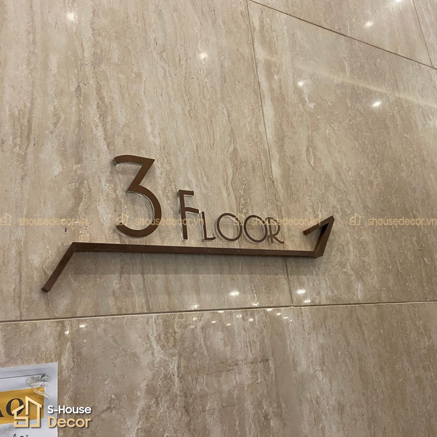 Công trình biển inox 304 dự án thực tế của S-House Decor