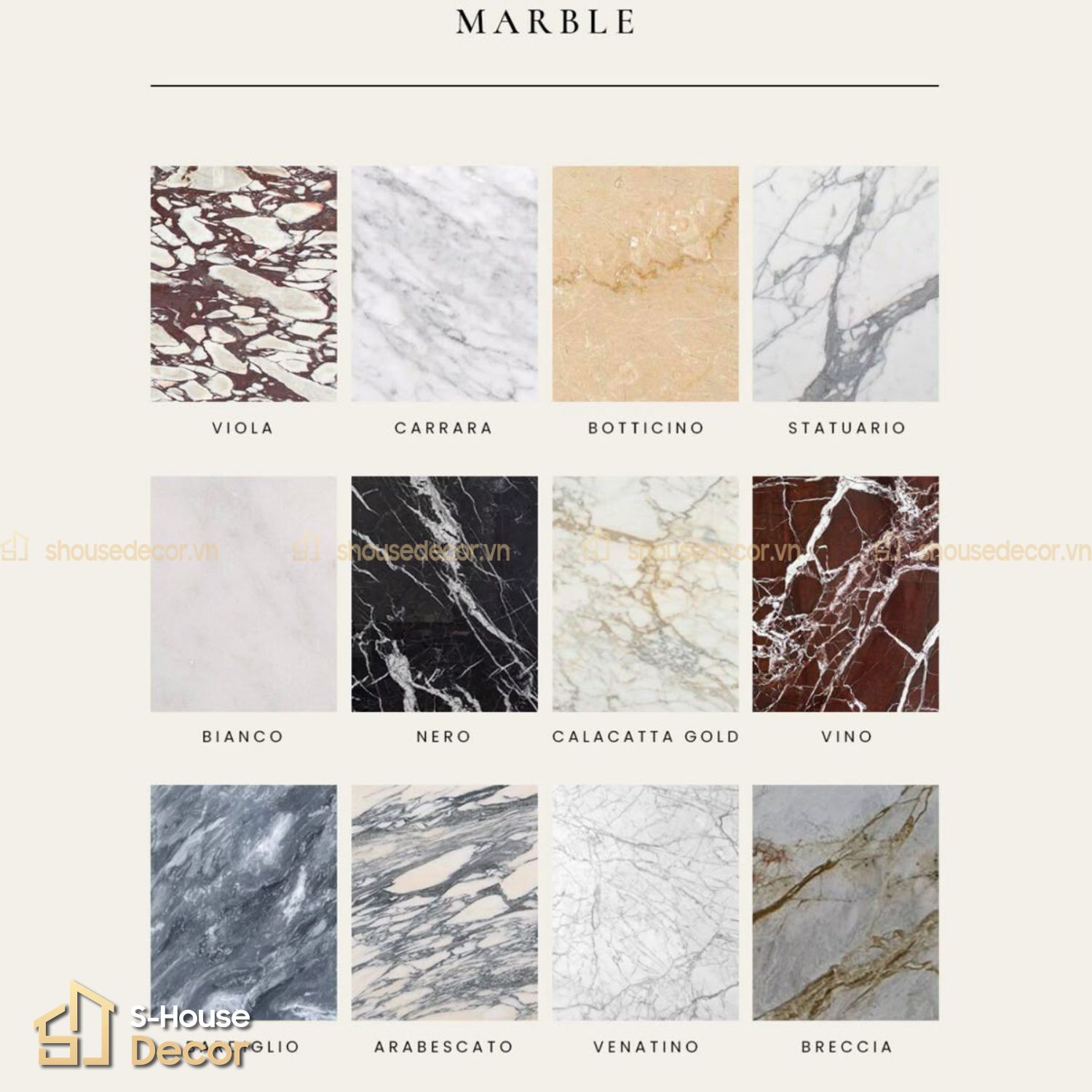 Mẫu đá Marble trong trang trí thang máy