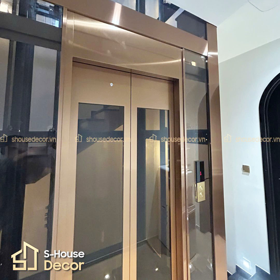Ưu điểm khi trang trí inox thang máy tại S-House Decor