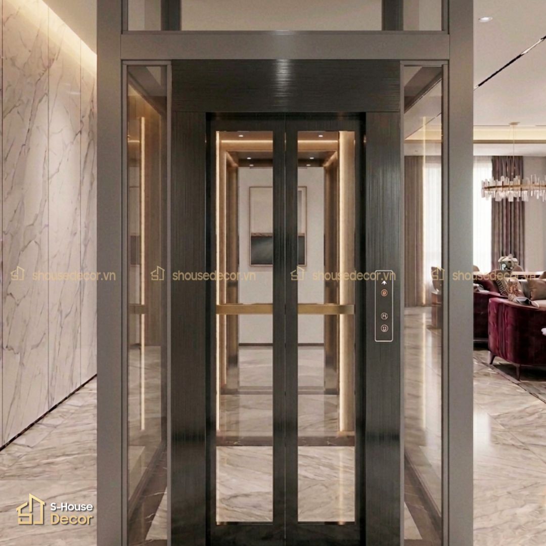 Gia công khung bao cửa thang máy inox 304 xước đen