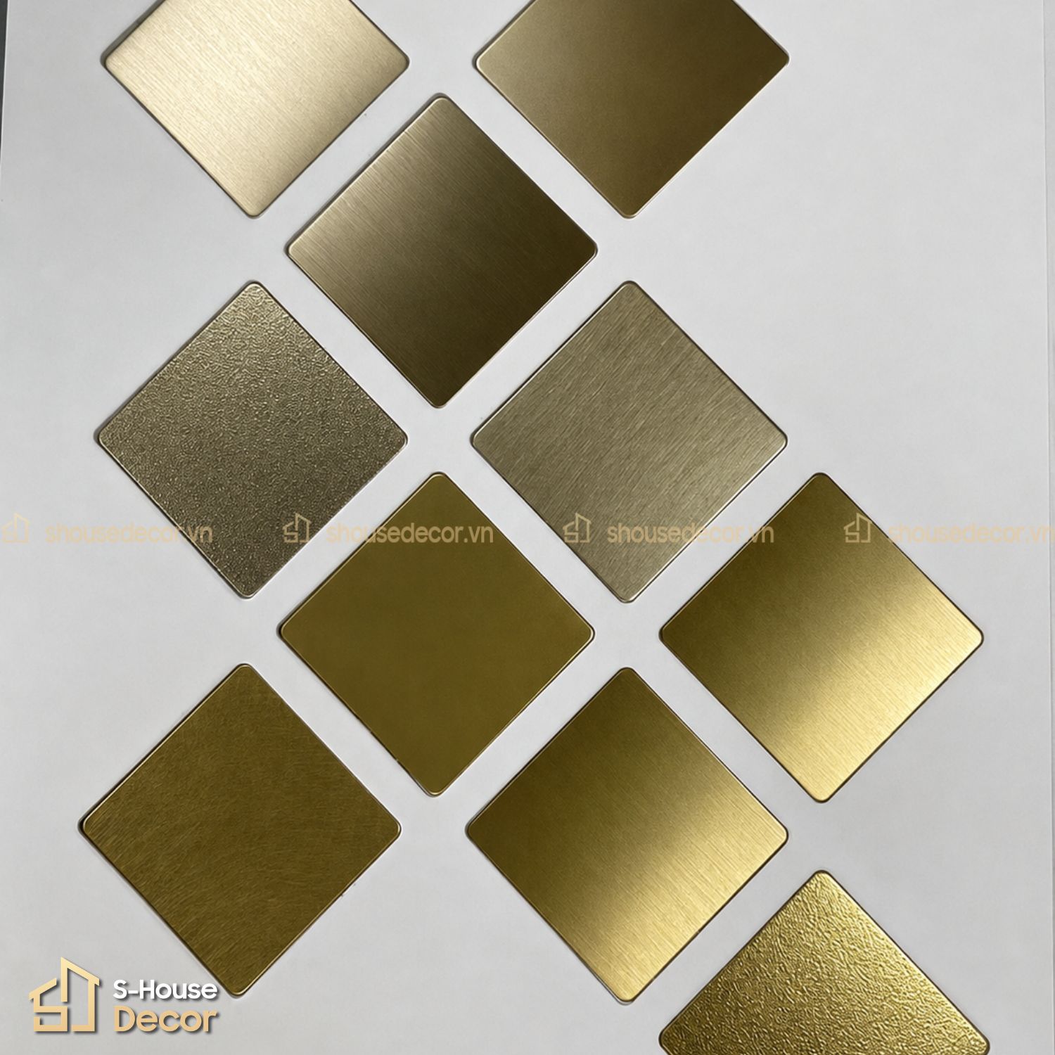 Các mẫu inox vàng tại S-House Decor
