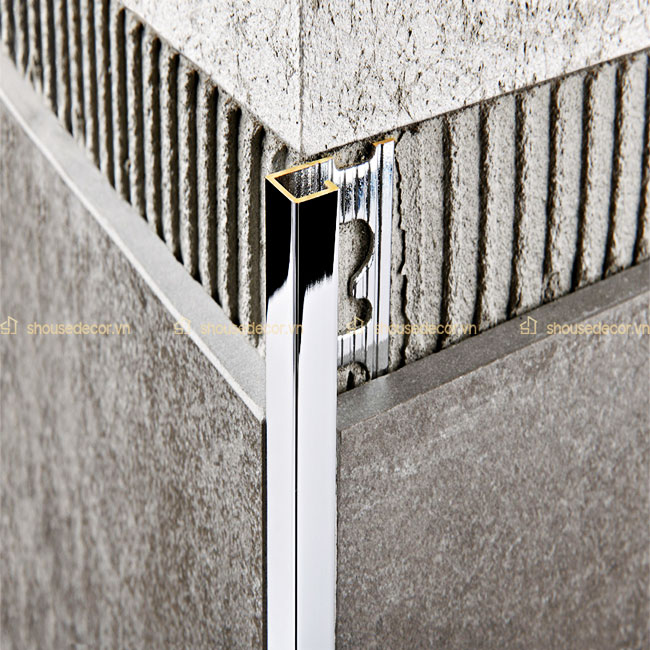 Nẹp Inox chữ C giá tốt, chất lượng cao và ứng dụng trong ốp góc tường